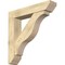 Ekena Millwork Funston Slat Rough Sawn Bracket w/ Offset Brace, Douglas Fir, 8"W x 40"D x 40"H BKT0806X40X40FST06RDF - alternate 1